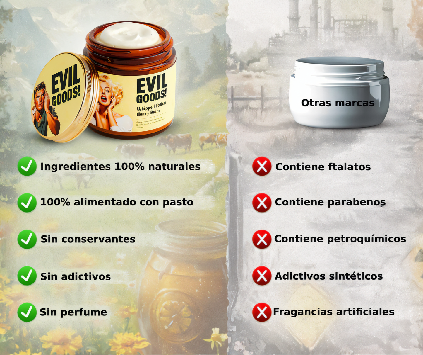 EVIL GOODS - Recupera y fortalece tu piel