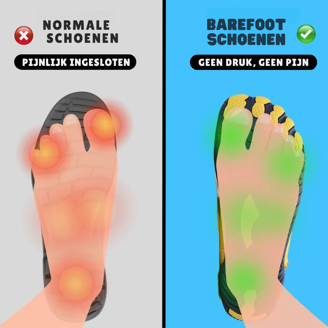 Klüte™ Air - Blotevoetenschoenen