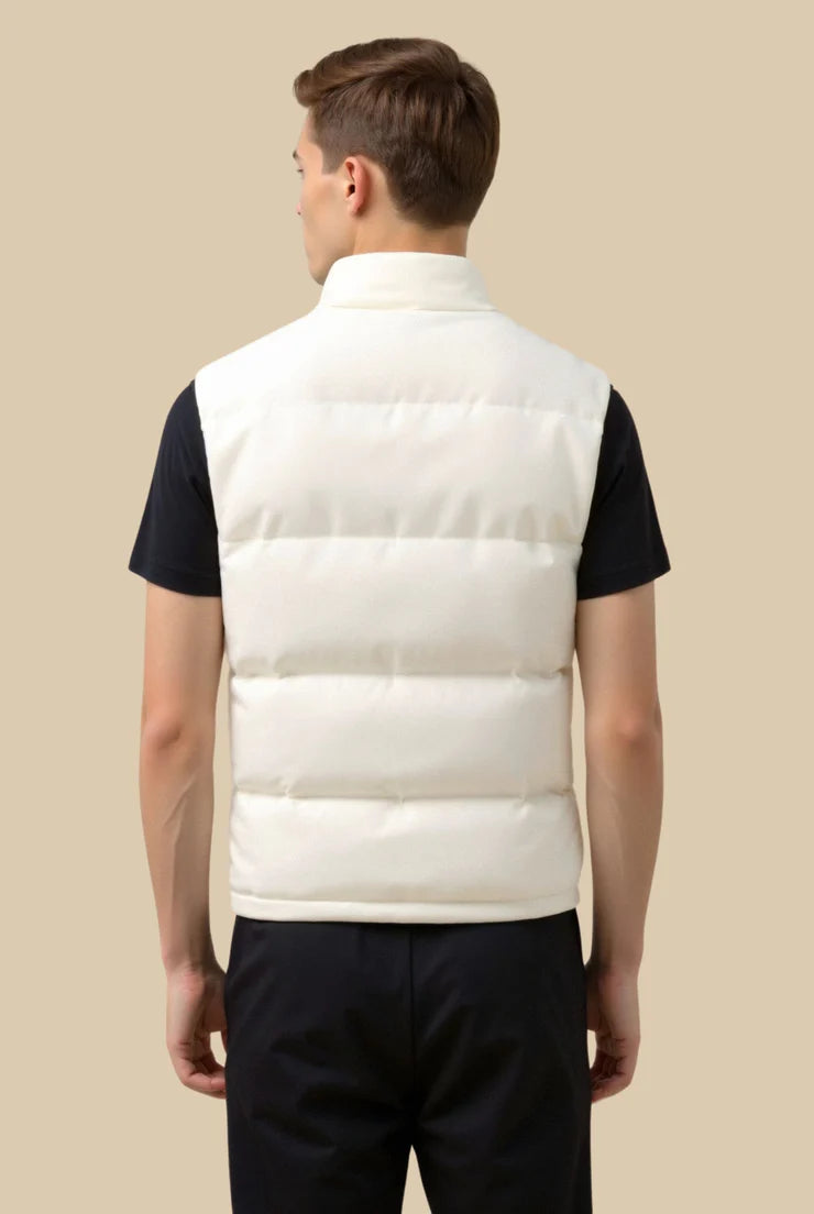 White Padded Vest 