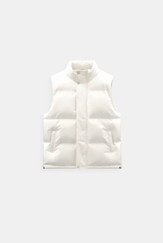 White Padded Vest 