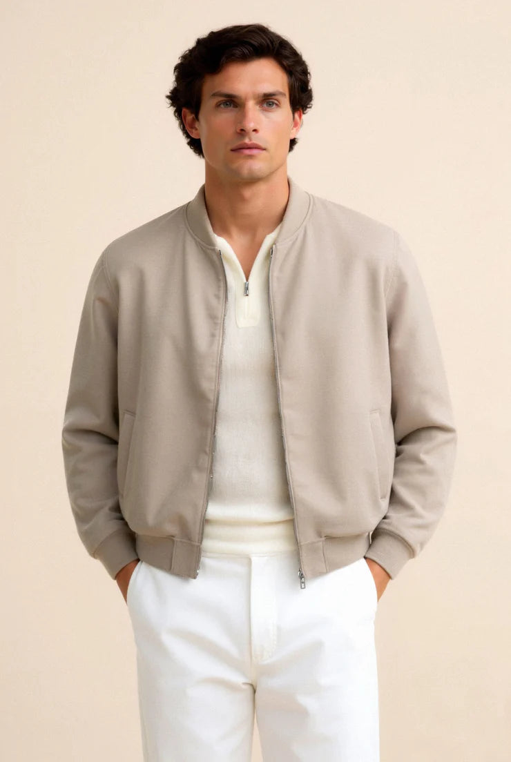 Beige Bomber