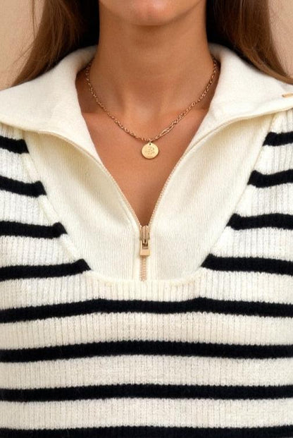 Nautical Striped Sweater