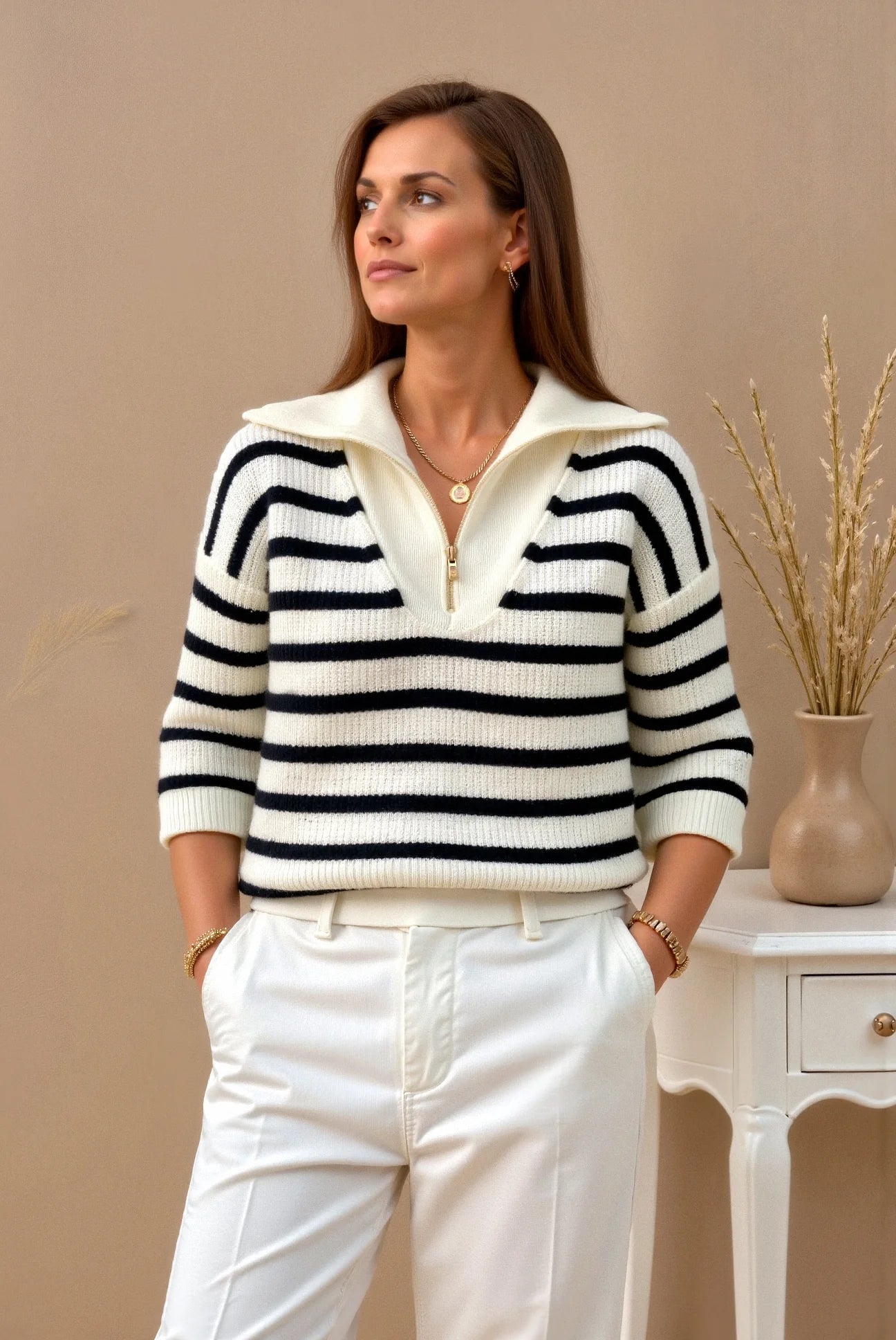 Nautical Striped Sweater