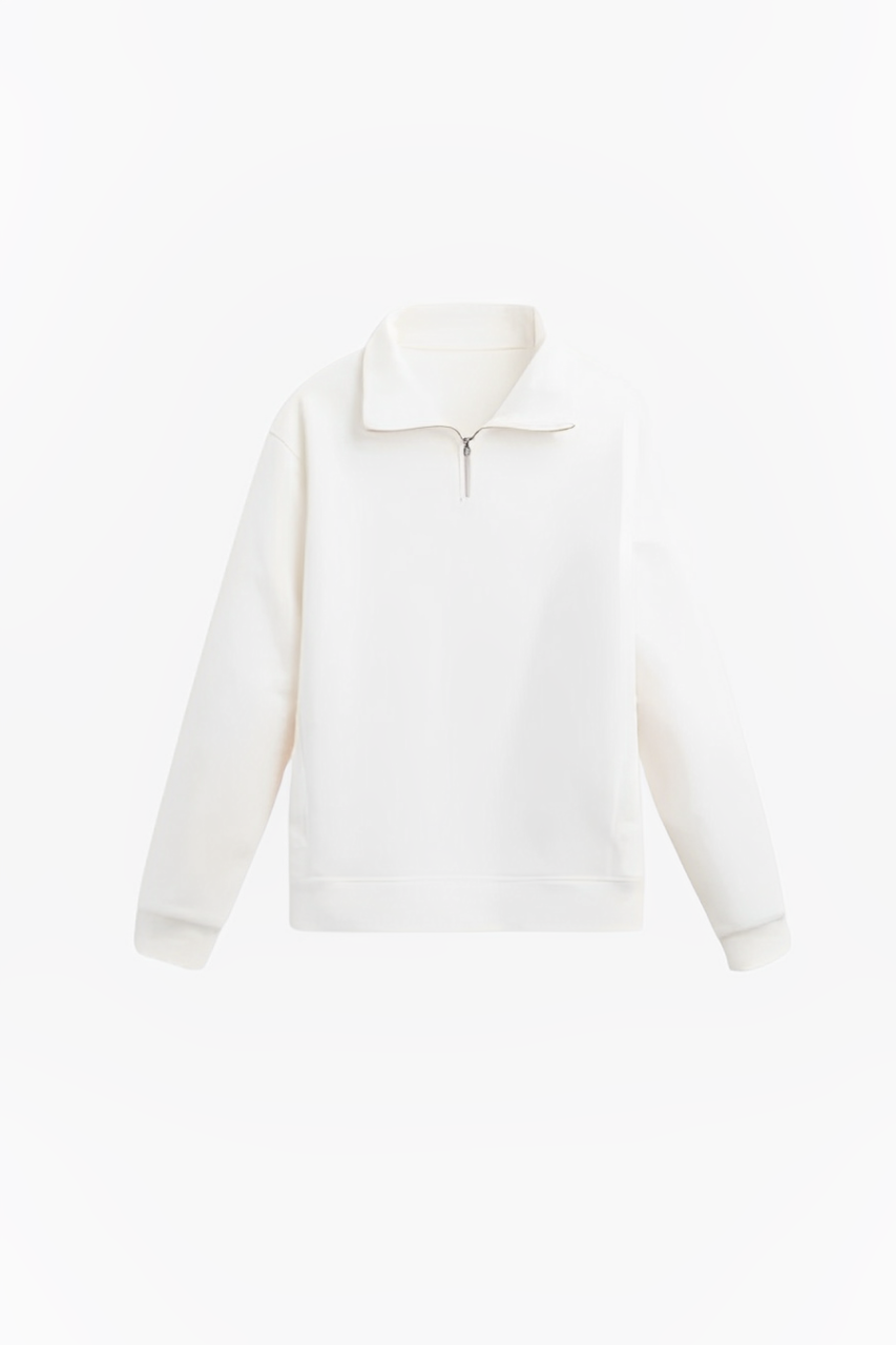 Essential Zip-Up Sweater